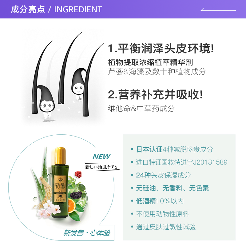 重塑頭皮生機，毛囊激活之旅——日本新琺24防脫育發液深度解析